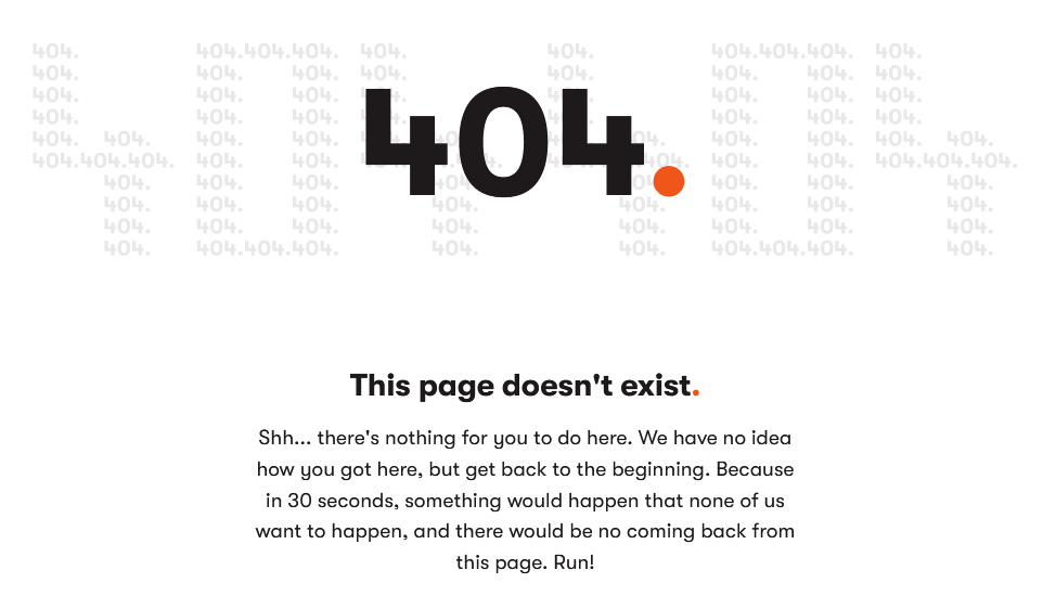 404 page explanation