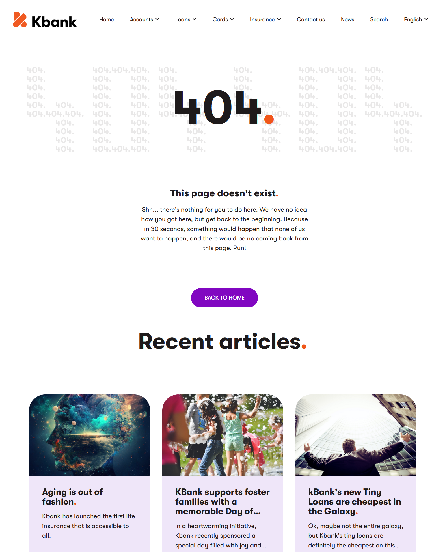 404 best practices | Xperience by Kentico Guides