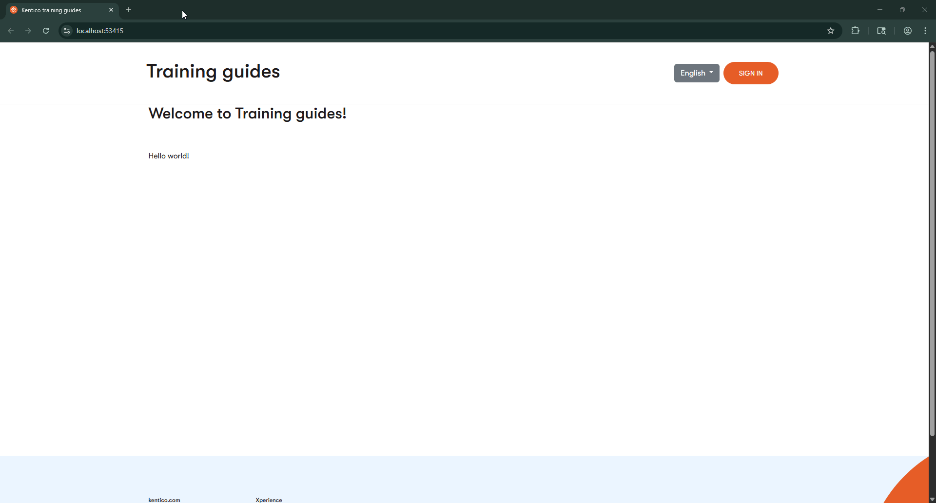 GIF showing the result of visiting the /ConvertArticles path