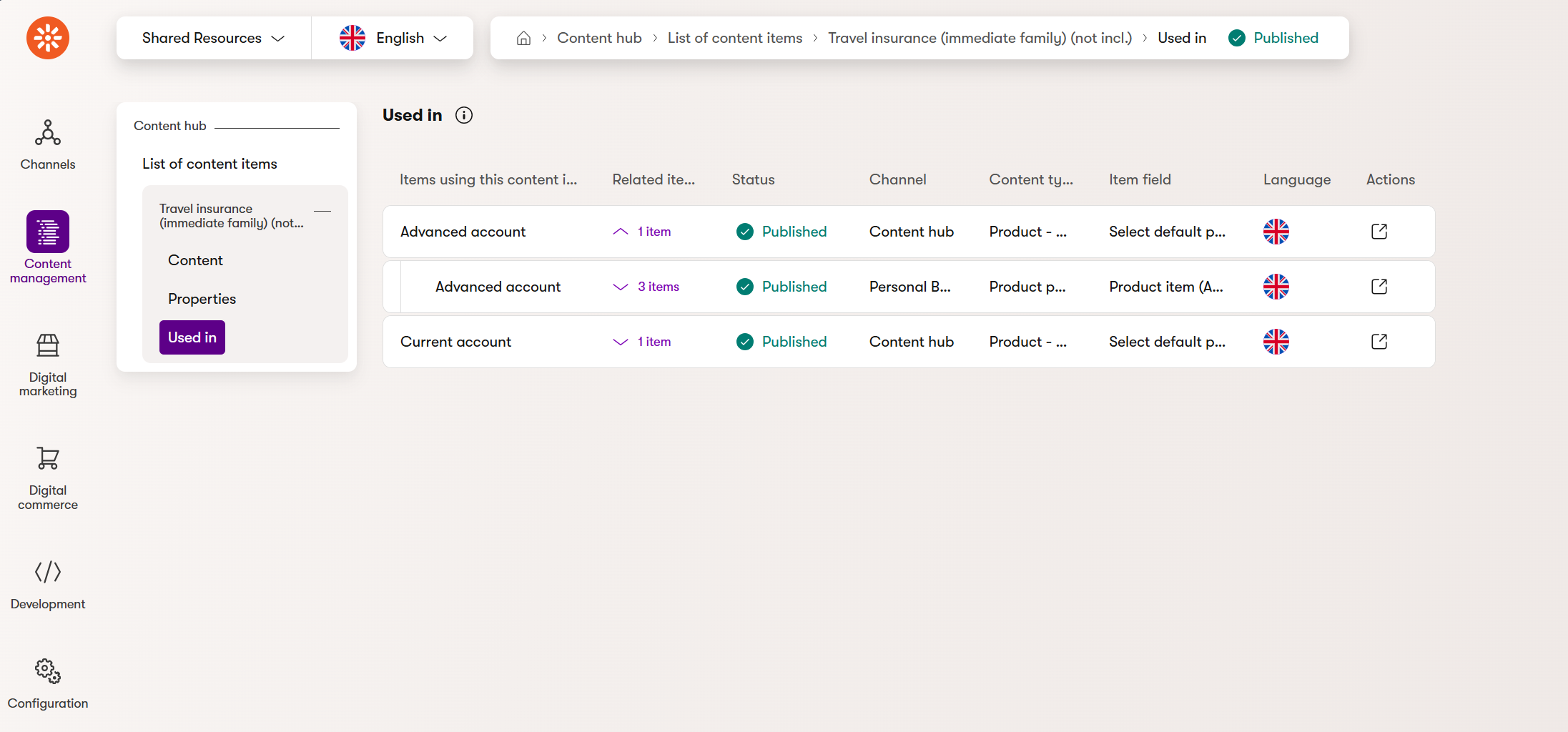 See where your content is used before you make any changes