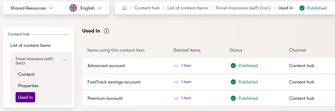Content reuse locator displays image reuse