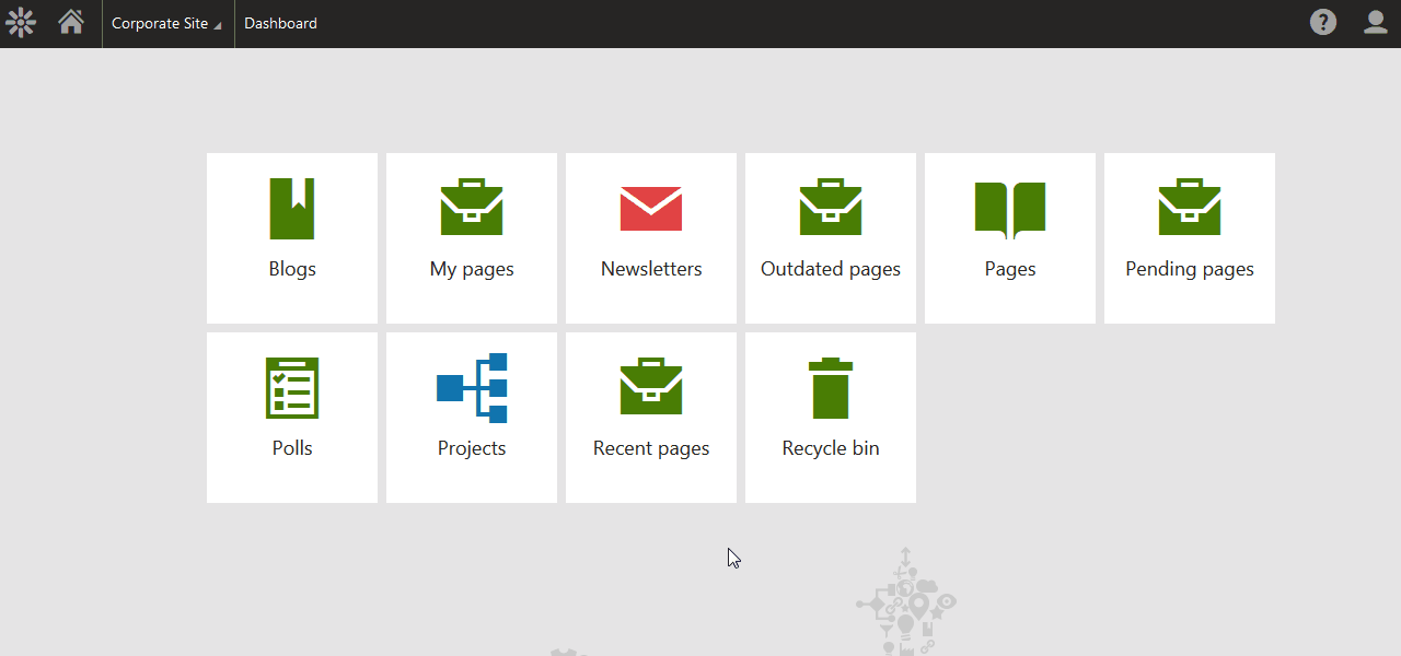 Opening an application from the application list