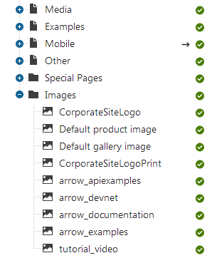 Images stored as files in the content tree