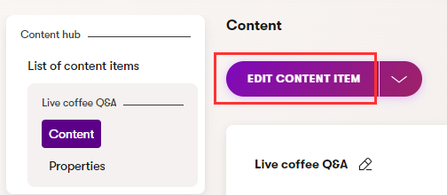 Create new version of a content item